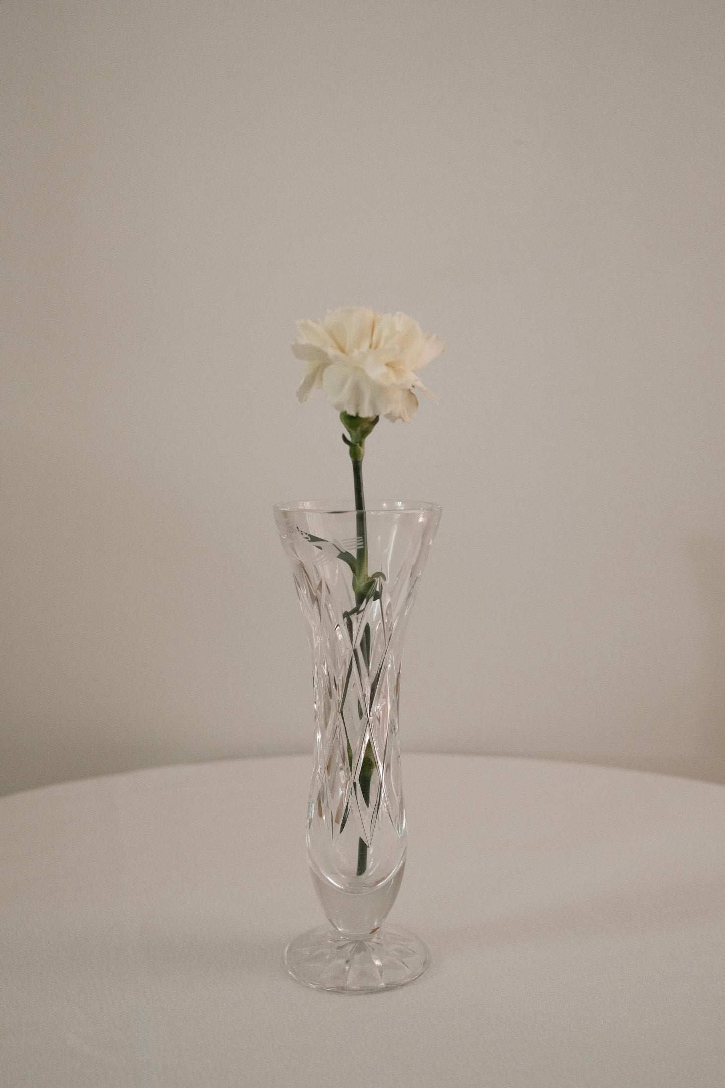 Vintage Crystal Bud Vase