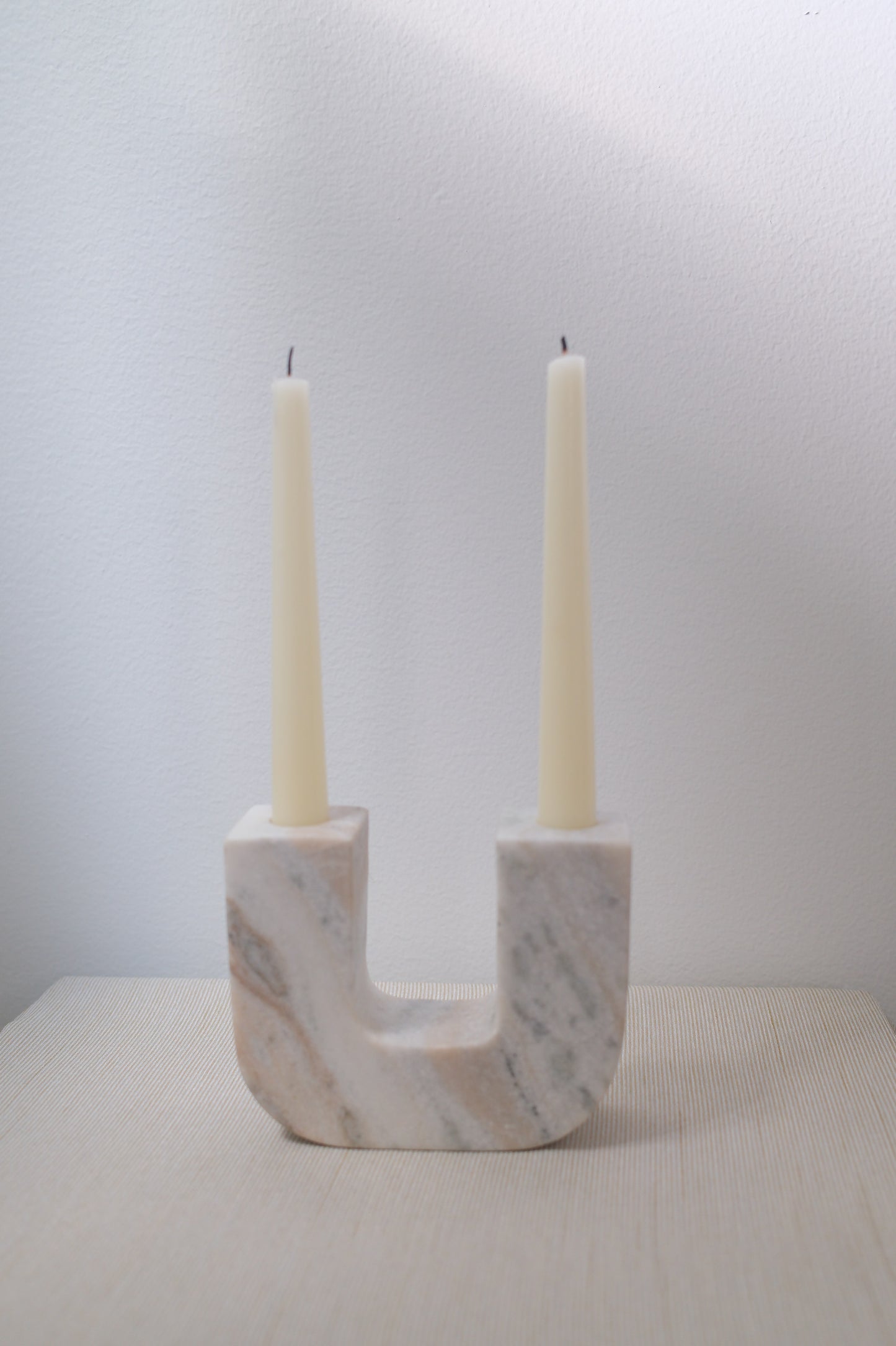 Vintage Marble Double Candle Holder
