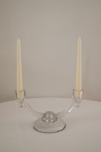 Vintage Crystal Candle Holder