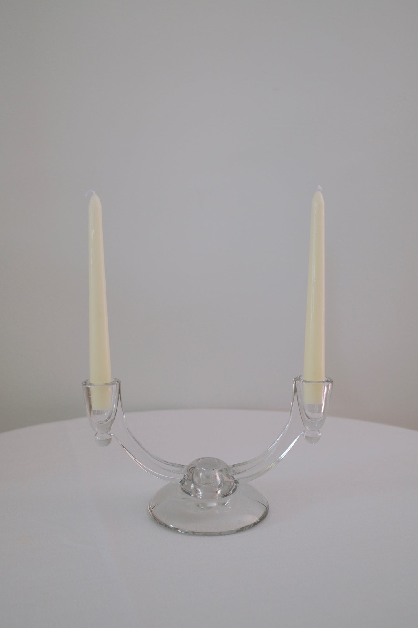 Vintage Crystal Candle Holder