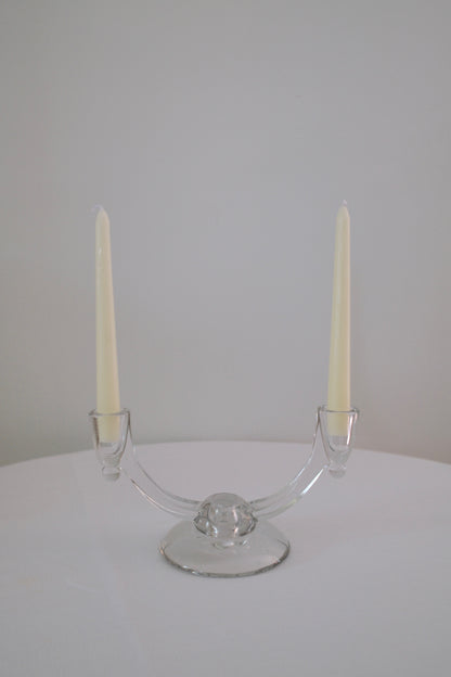 Vintage Crystal Candle Holder