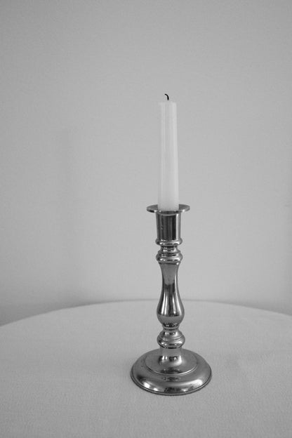 Silver-Plated Candle Holder