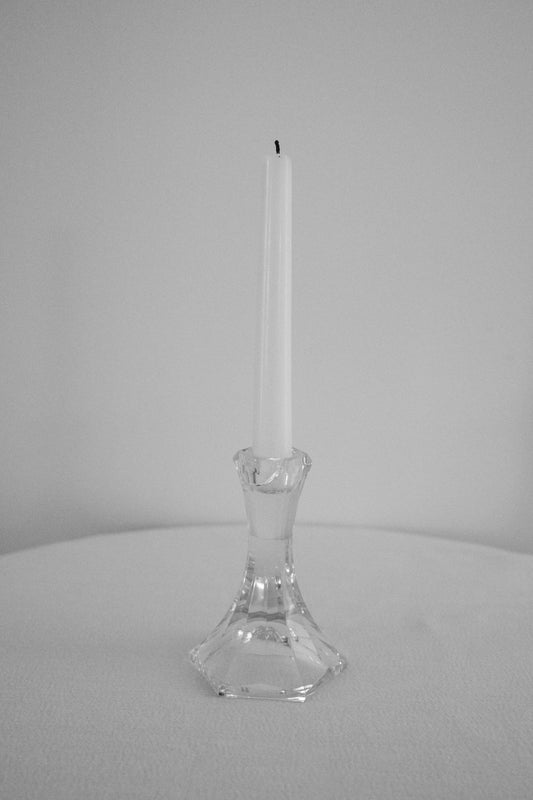 Vintage Crystal Candlestick