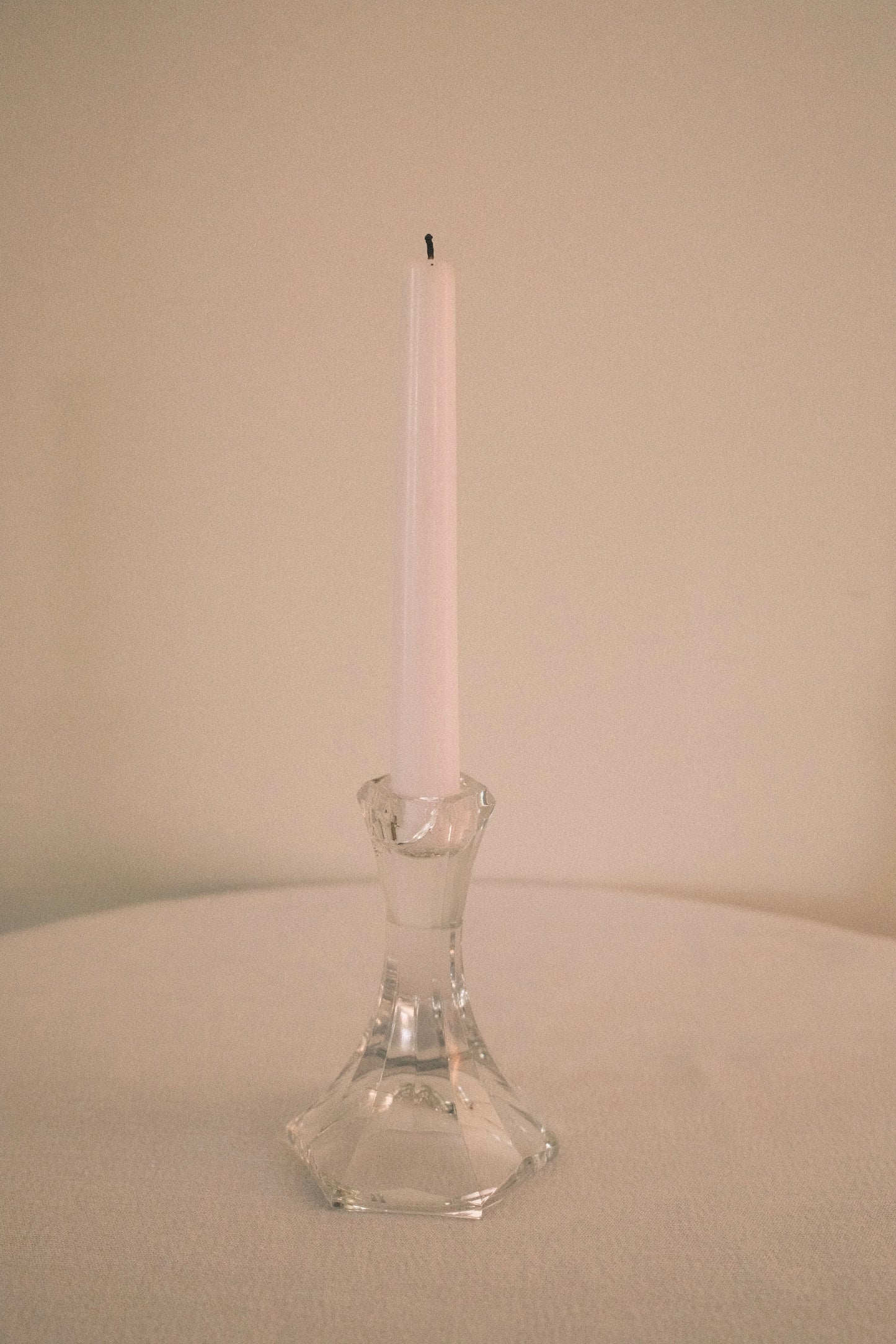 Vintage Crystal Candlestick