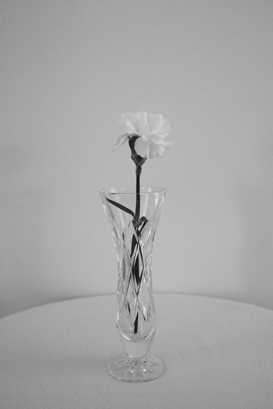 Vintage Crystal Bud Vase