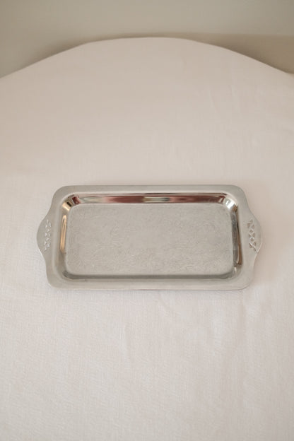 Vintage Silver Small Tray